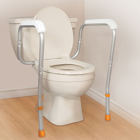 Adjustable Toilet Safety Rails